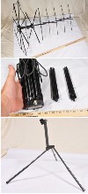 Trivec-Avant AV 2055-3 coat-pocket SATCOM antenna with Tripod