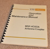 ITT Mackay MSR-4020A Antenna Coupler Technical Manual Original