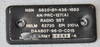 PRC-127A name plate