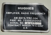PRC-104 AM-6874 Name Plate corner missing