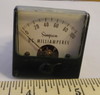 D-C MILLIAMPERES 0-100 VOLTS, Panel Meter
