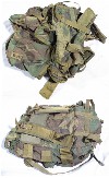 Alice pack for radios, has split flap for antenna. Has straps, no frame