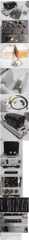 New Rohde & Schwarz UHF Shipboard Aircraft Transceiver 200-399.975MHz, new in box with shipboard adapter, power supply, and shock mount, control head, head mount, and connectors