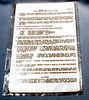 AN/PRC-104 Radio Operating Instruction Plastic Card un-used