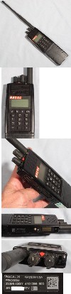 Racal 25 PRC-6894 Thales Analog and Digital VHF Handheld with Antenna and Battery 136-174MHz, front panel programmable
