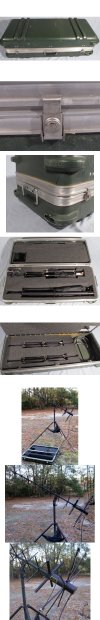 Trivec-Avant AV-2011 Large SATCOM Antenna with Case and Cable