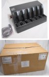 Thales 6-Gang MBITR PRC-148 rapid charger 1600652-1 runs on AC or DC input NEW