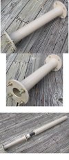 First RF Antenna extension column for FRF-105C Antenna made of aluminum