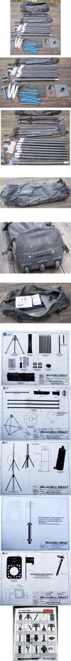 BlueSky Mast Portable 9-meter 28.5ft Tactical Mast with MANY accessories BSM2-M-M209-AL2-000