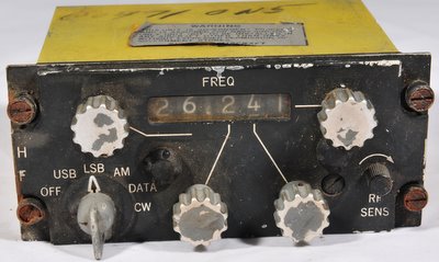 Aircraft radio control head 618T C-3940/ARC-94 Collins some cosmetic damage