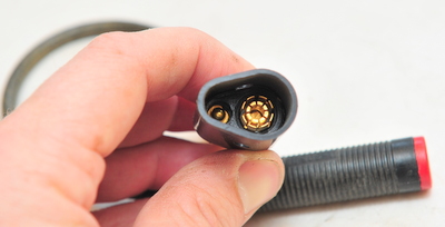 Aircraft headset cable adapter with U-385 connector
