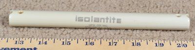 Antenna Insulator Isolantite ceramic 8 in long 3/4 inch dia NOS