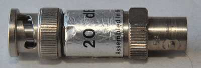 Texscan 20db attenuator BNC 50 ohm