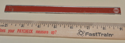 Collins name plate 7 1/2 inches wide