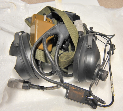Astrocom Headset with boom mic H-161E/U NOS