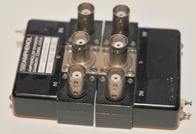 Amphenol BNC coaxial relay DPDT 26VDC 360-11896-15