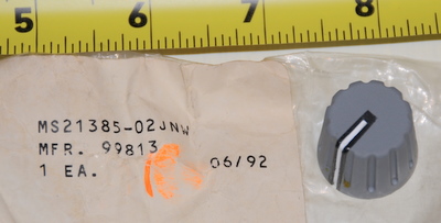 Aircraft Knob MS21385-02JNW