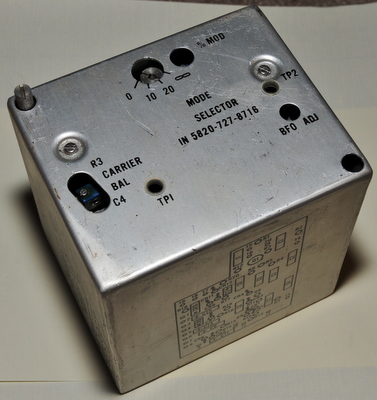 GRC-106 module mode selector IN 5820-727-8716 assy A55254-001