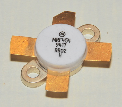 RF power transistor Motorola MRF454 NOS
