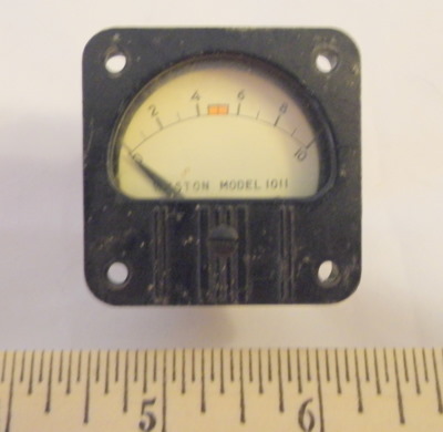 0-10 WESTON MODEL 1011 FS=2MA, Panel Meter