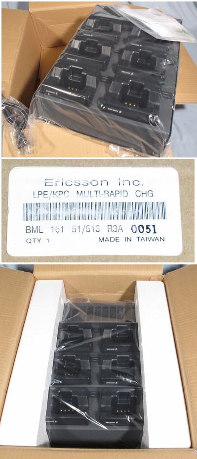 Ericsson LPE/KPC Multi-Rapid Charger BML 161 51/513 R3A new un-used 6-gang charger