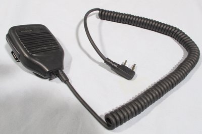 Kenwood speaker mic, has additional little plug at base of handset