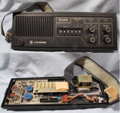 Harris RF-230S front panel assembly