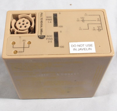 Bren-Tronics BB-2590/U with SMBUS lithium rechargeable military battery date code 2010
