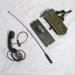Racal RT-349 Handheld Transceiver w/Case, Antenna and Handset