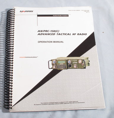 Harris Radio Operation Manual