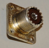 UHF (female) bulkhead solder connector