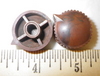 Antique Resin BROWN TUNING KNOB W/ POINTER, Knob