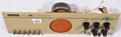 Federal Scientific model AM-1 audio monitor with Lafayette 5 inch speaker