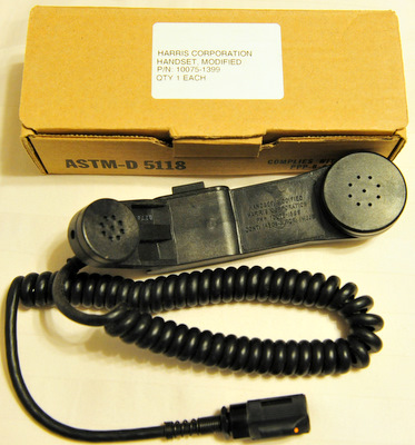 H-250/U Handset Harris made 10075-1344 NOS