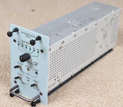 Microdyne PM demodulator 1451-D for model 1400-MRA telemetry receiver