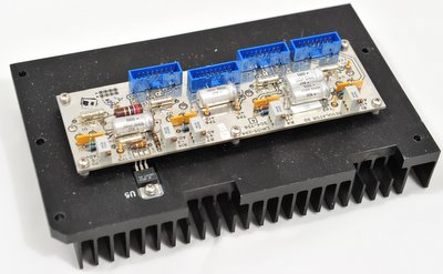 Microdyne Regulator board and heat sink for 1400 MR telemetry receiver