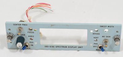 Microdyne panoramic display front panel