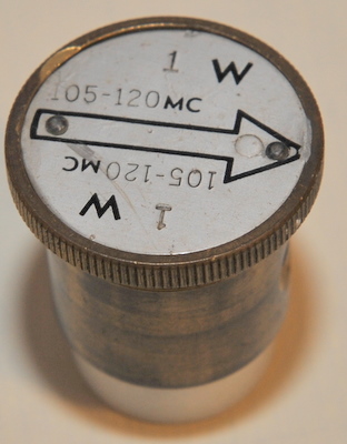 Bird wattmeter slug 1W 105-120MHz