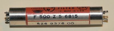 Collins mechanical filter F 500 Z 5 6815   526 9376 00