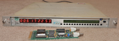Datum Synchronized time code generator model 9790 with 100ns prop delay card option