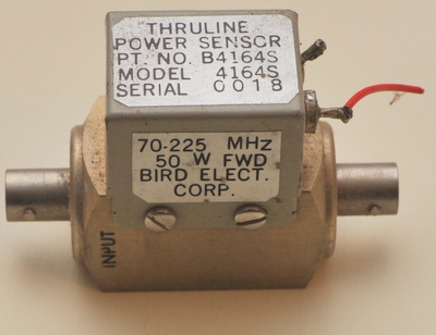 Bird wattmeter Thruline power sensor B4164S model 4164S 70-225MHz 50W forward BNC