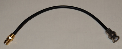 SMA (male) to BNC (male) patch cable