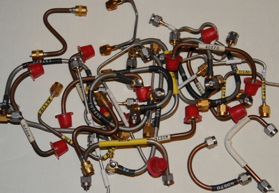 SMA (male) to SMA (male) hardline short patch cable random length