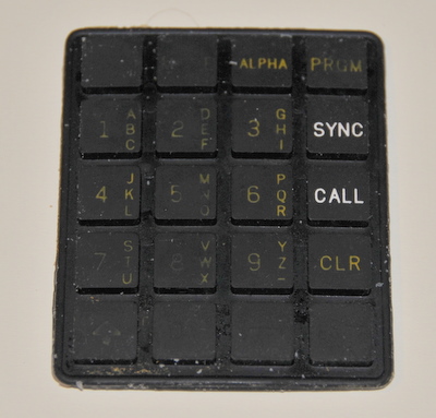 Harris RF-5000 keypad rubber cover well used