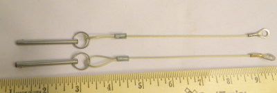 With cable, Lock Pin