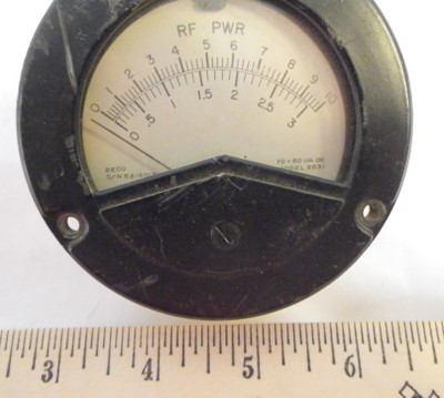 RF PWR MODEL 2531 0-10, Panel Meter