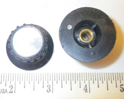 Antique BLACK KNOB, Knob