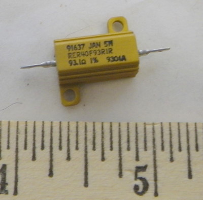 High Power 93.1 OHMS 1% RER40F93RIR, Resistor