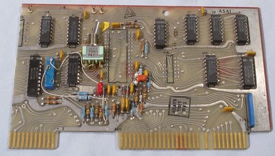 Watkins Johnson WJ-8716 WJ-8718 WJ-8617 WJ-8618 etc circuit card 794108 cut in half for parts