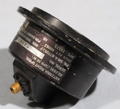 Antenna Right Spiral AS-2891 / APR-39(V) SM-A-877051-2 5985-01-026-3926